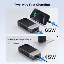 NOBIS Power Bank 65W 20000mAh Portable Charger with Digital Display Dual USB-C/USB-A Fast Charging for Laptop IPhone17 16 15 14 13 Samsung S26 S25 S24 S23