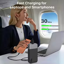 NOBIS Power Bank 65W 20000mAh Portable Charger with Digital Display Dual USB-C/USB-A Fast Charging for Laptop IPhone17 16 15 14 13 Samsung S26 S25 S24 S23
